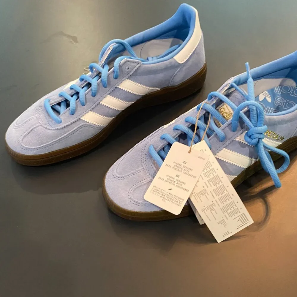 ADIDAS HANDBALL SPEZIAL EXCELLENT 6 1/2 LIGHT BLUE